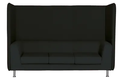 ND 103 AKU trojkřeslo čalouněné, látka BONDAI BN 8033 černá